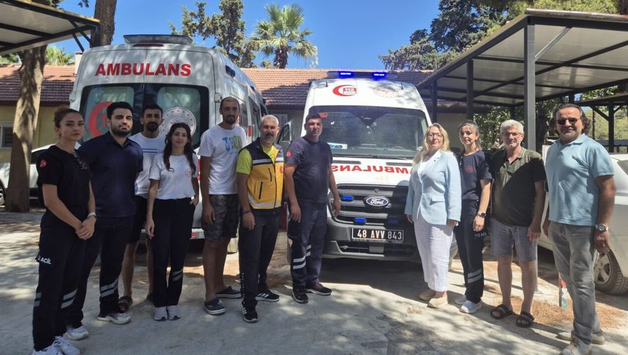 Datça’ya yeni ambulans tahsisi yapıldı