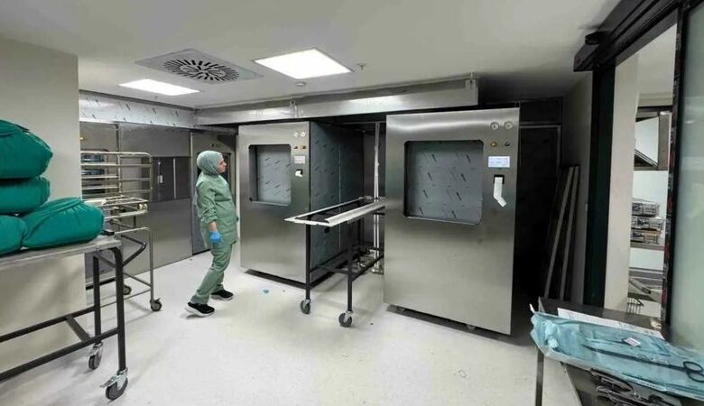 Gazi Yaşargil Eğitim ve Araştırma Hastanesinde sterilizasyon birimi yenilendi