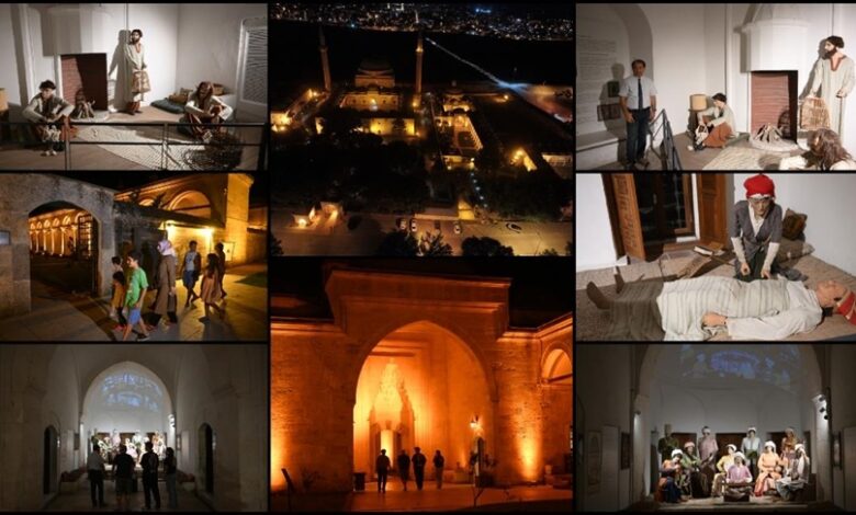 Edirne’deki Sağlık Müzesi gece saatlerinde de ziyaretçilerini ağırlıyor