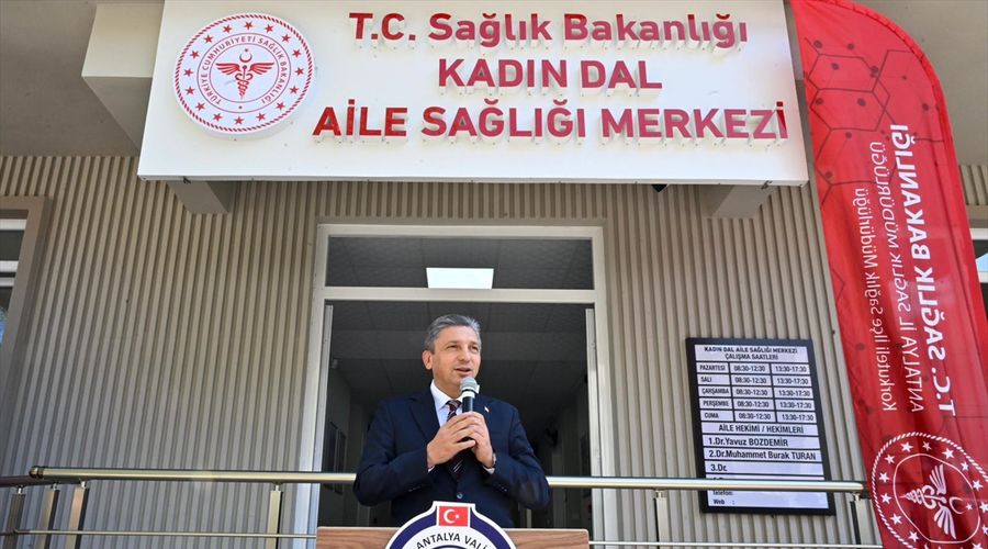 Antalya’da Kadın Dal Aile Sağlığı Merkezi hizmete açıldı
