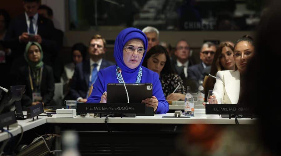 Emine Erdoğan, BM’de Bulaşıcı Olmayan Hastalıklar 4’üncü Yüksek Düzeyli Toplantısı etkinliğine katıldı