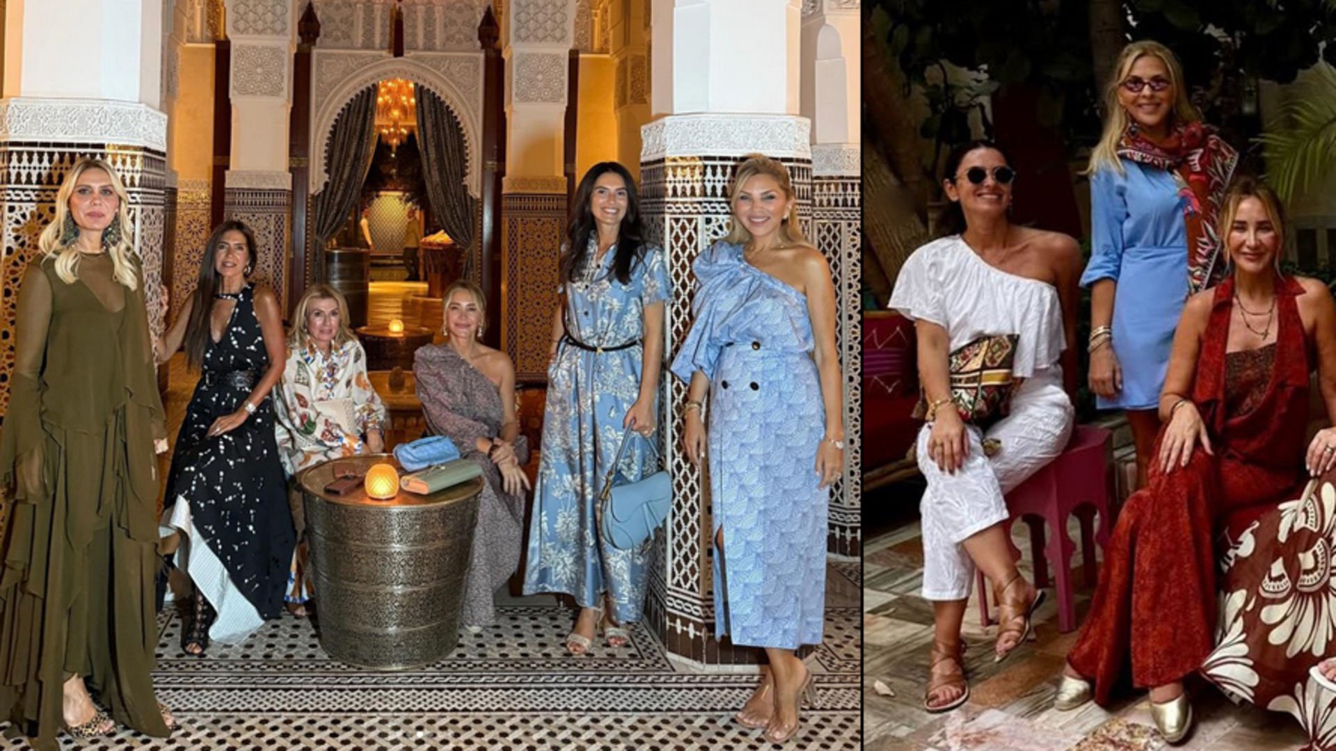 Dostlarıyla Marakeş’i gezdi