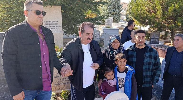 İbrahim Tatlıses'ten Neşet Ertaş'ın mezarına ziyaret