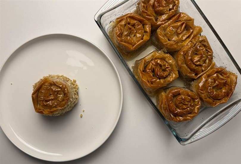 Bayrama Özel Gül Baklava Tarifi