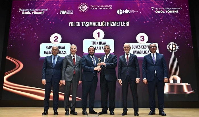 15 Milyon Yolcu Taşıyan SunExpress’e Hizmet İhracatı Ödülü!