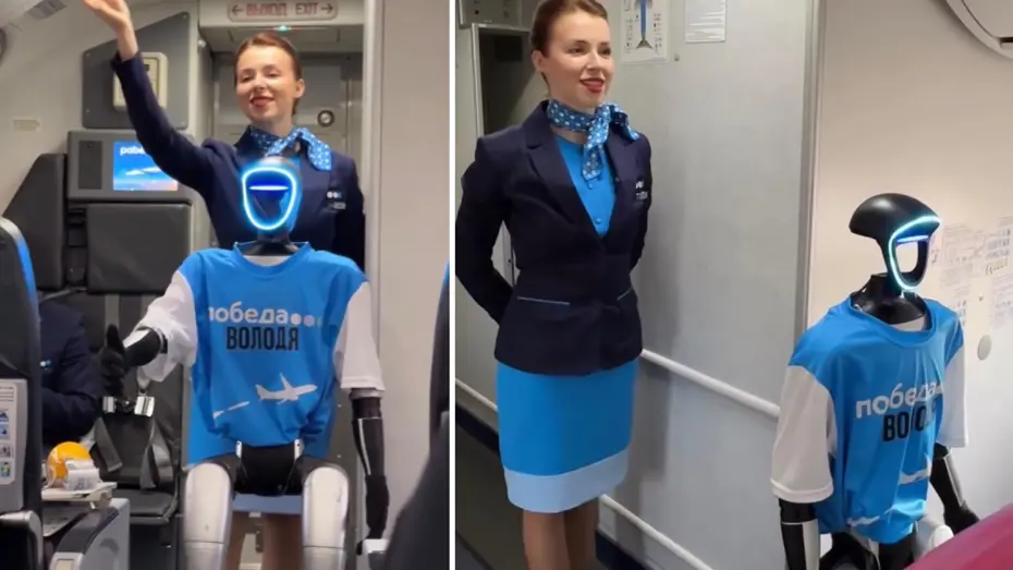 Rus Havayolu Şirketi Robot Kabin Memuru Testine Başladı